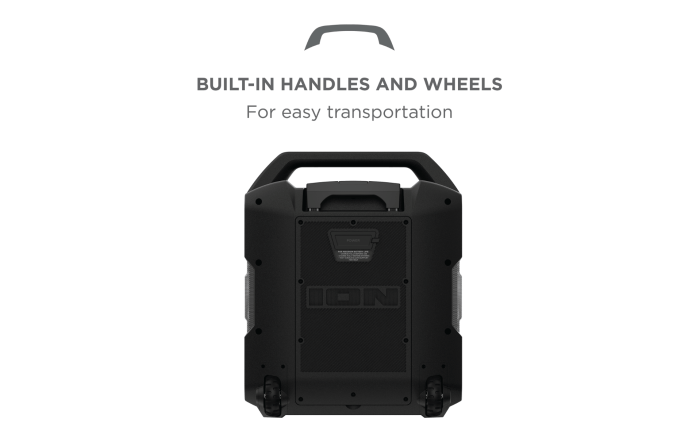 Bluetooth speaker with radio| Block Rocker | ION Audio