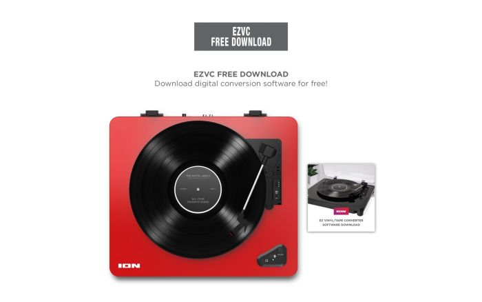 Air LP™ (Red) | ION Audio