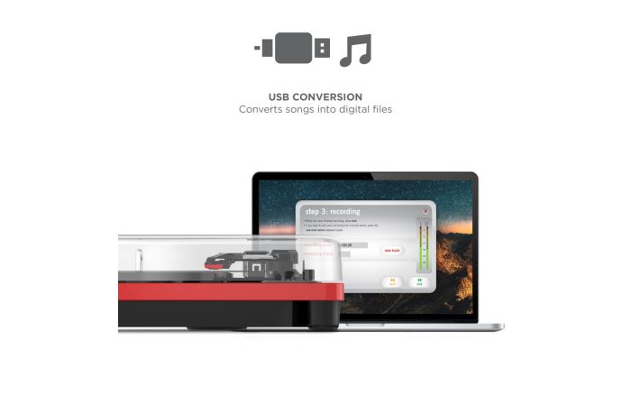 Air LP™ (Red) | ION Audio