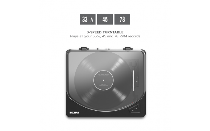 ポータブルプレーヤー ion Audio Air LP WD Bluetooth 製品情報：Air LP / Air LP WD：ION AUDIO