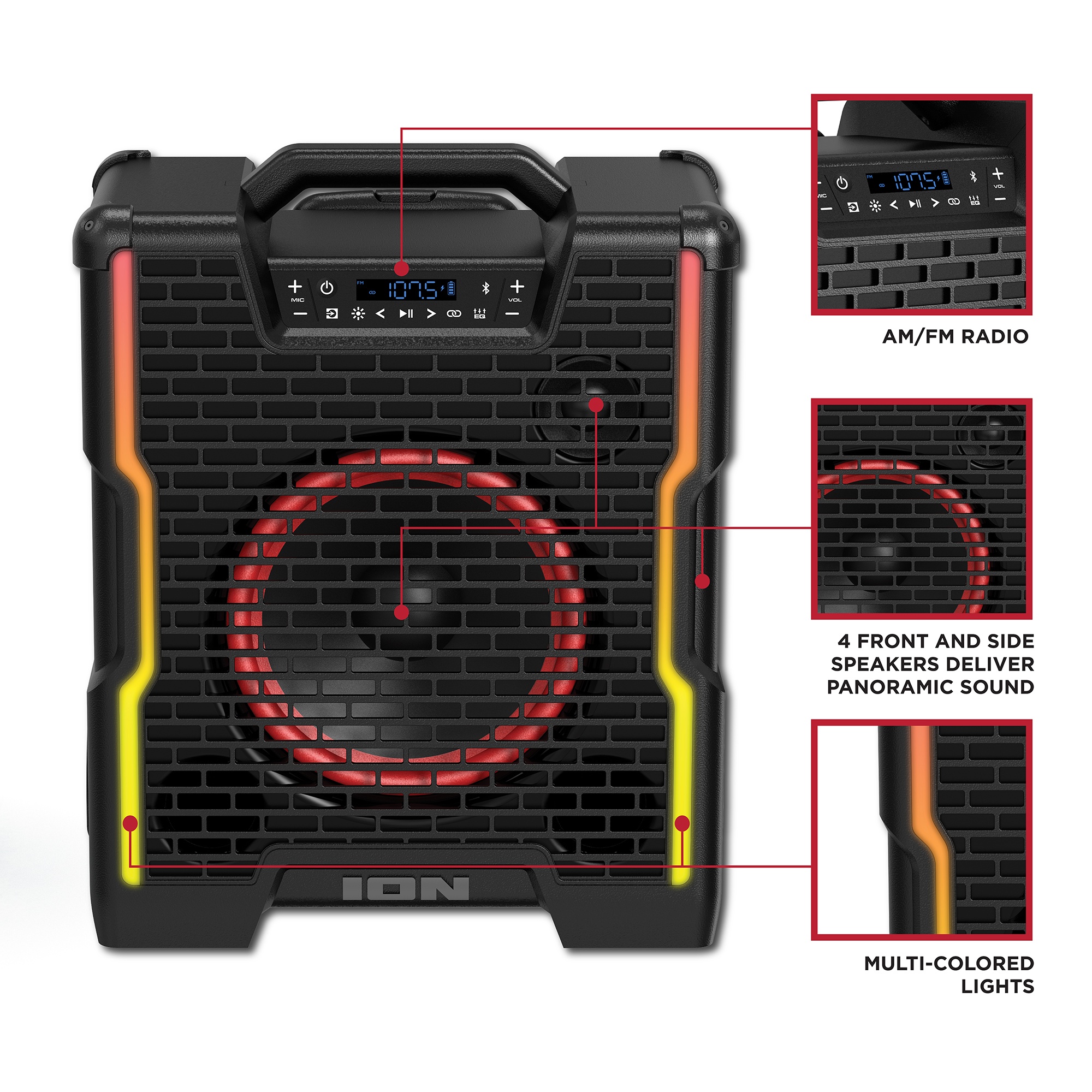 All-Terrain Speaker | Block Rocker® Icon | ION Audio