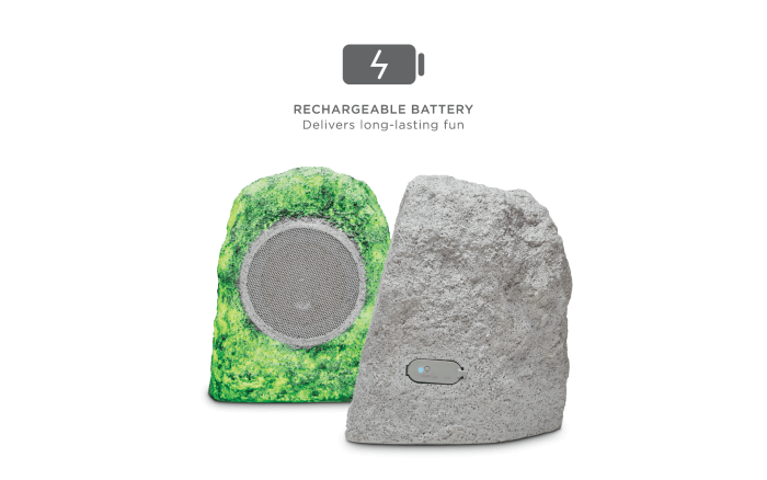 ION Audio Glow Rocker(TM)? Pair - Rechargeable Outdoor Bluetooth(R)?-Enabled Speakers with Stereo-Link(TM)? Rechargeable Outdoor Bluetooth®-Enabled Speakers with Stereo-Link