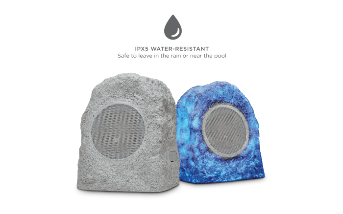 ION Audio Glow Rocker(TM)? Pair - Rechargeable Outdoor Bluetooth(R)?-Enabled Speakers with Stereo-Link(TM)? Rechargeable Outdoor Bluetooth®-Enabled Speakers with Stereo-Link