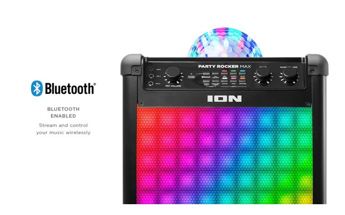 Rechargeable Speaker with Party Lights |Party Rocker Max