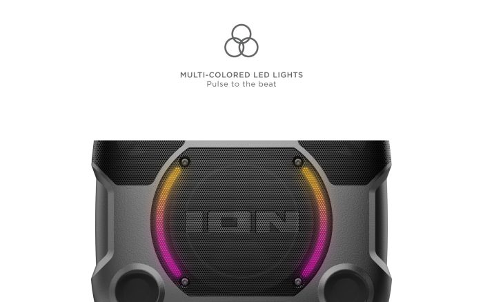 Ion Audio Light Up Speaker Walmart Party Speaker ION Audio