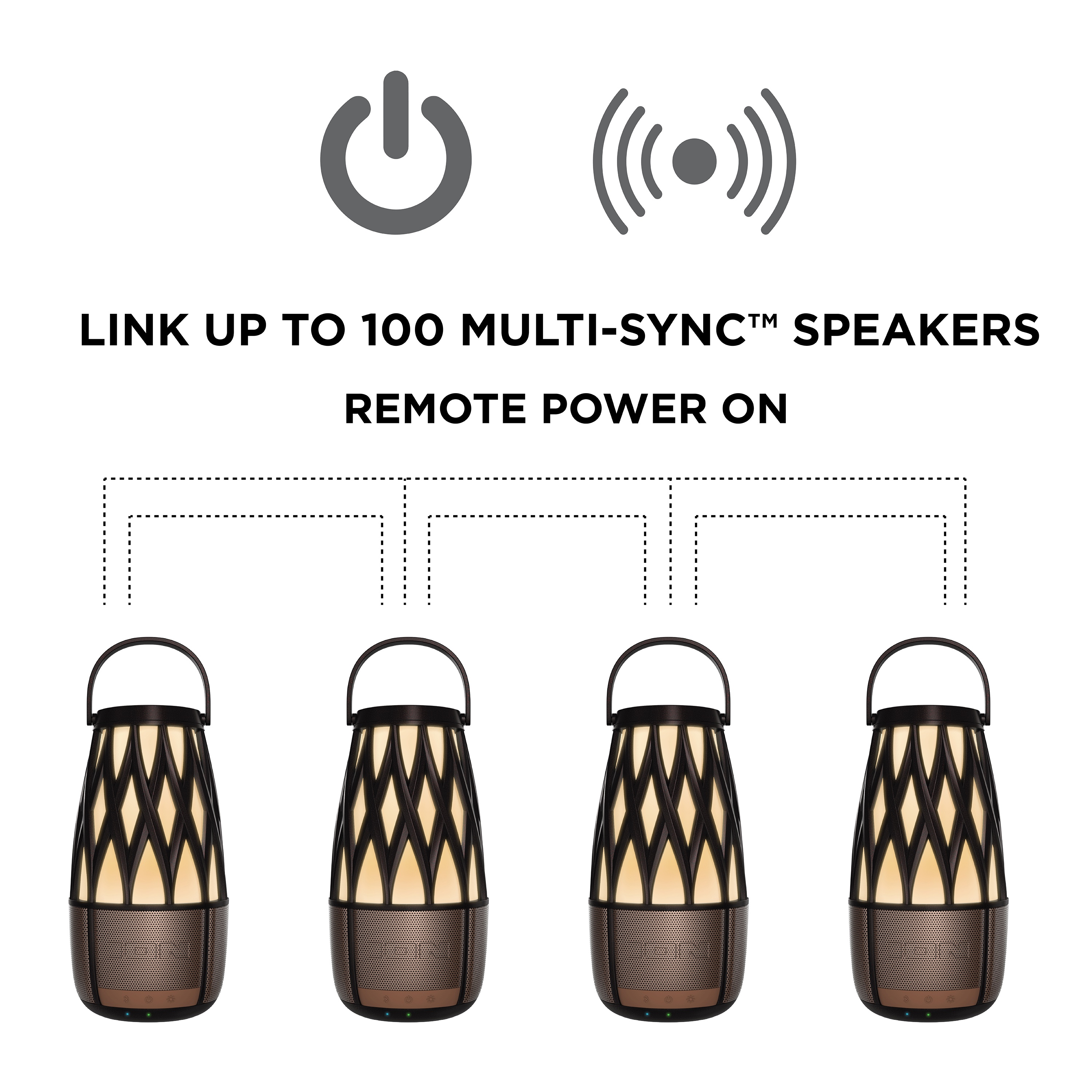 Solar Outdoor Lantern Speaker | Tahiti Link | ION Audio