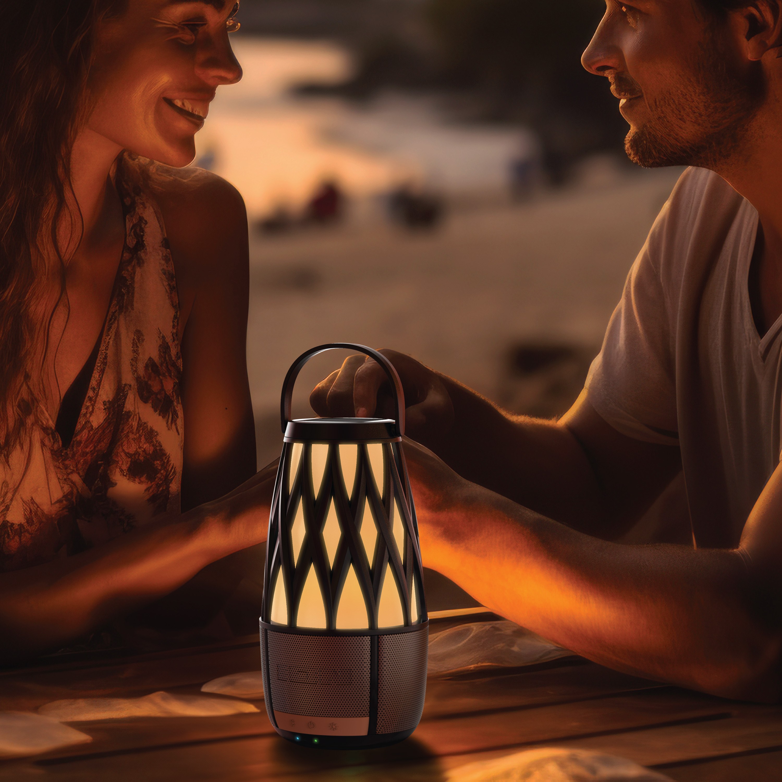 Solar Outdoor Lantern Speaker | Tahiti Link | ION Audio