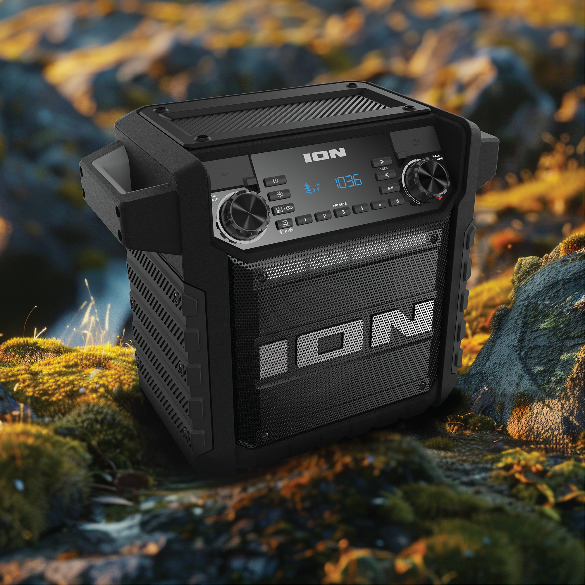 スピーカー・ウーファー ION Tailgater Amazon.com: ION Audio Tailgater Tough - Rugged Portable All