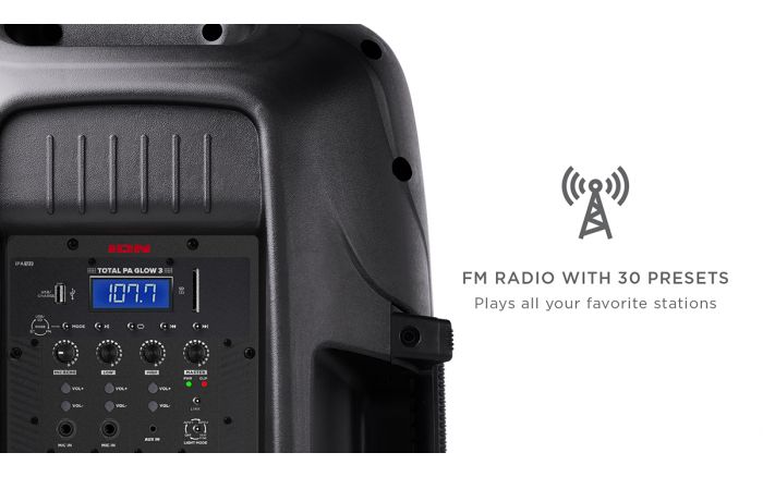 Pa Max Ion Total Pa Glow Bluetooth Speaker 500 Watt Bluetooth PA